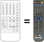 Replacement remote control TELECOMPUTER 7444