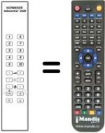Mando a distancia equivalente TELECONTROL 3539
