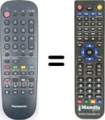 Replacement remote control Panasonic TX-21S1 TC