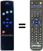 Mando a distancia equivalente TP 700-EASY CONTROL