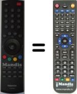 Mando a distancia equivalente Toshiba 32 AV 500 P