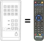 Replacement remote control UNIVERSUM 9271602