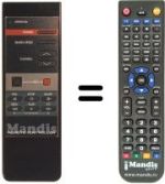 Replacement remote control Multitech MV 092