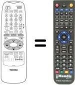 Mando a distancia equivalente VT-404 G