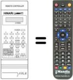 Replacement remote control VXL 6