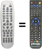Replacement remote control INTERNATIONAL ON 098 P