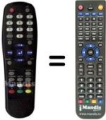 Replacement remote control Hyundai HSS 830 CI