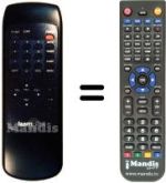 Replacement remote control SAT WORLD SW 2400