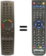 Mando a distancia equivalente Humax DV-1100 S
