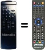Replacement remote control FREESAT OR 2000