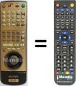 Mando a distancia equivalente Sony DVP-S 7770