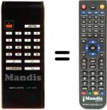 Replacement remote control Uniden UST 8008