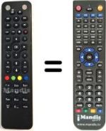 Replacement remote control ARIA 7X