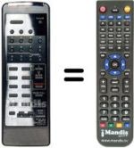 Replacement remote control Orion VH1177
