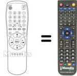 Replacement remote control Samsung CB20S20BT