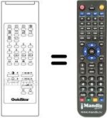 Mando a distancia equivalente LG 105-042E