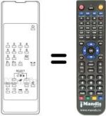 Replacement remote control Soniko ST5501PS