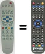 Replacement remote control Philips 32PW540725