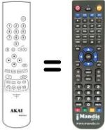 Replacement remote control Akai CT2895N