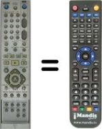 Replacement remote control LG RH4940V