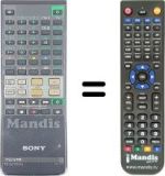 Replacement remote control Sony KV-211XMTU