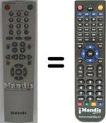 Replacement remote control Samsung SV665X
