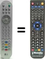 Mando a distancia equivalente LG AKB30377801