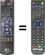Replacement remote control LG BD350