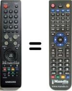 Replacement remote control Samsung LE40S81BX / /NWT