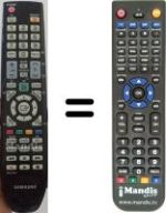 Mando a distancia equivalente Samsung BN59-00681A
