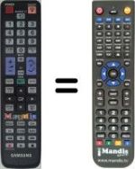 Replacement remote control Samsung LE37C678M1S/XZG