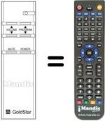 Mando a distancia equivalente REMCON752