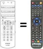 Mando a distancia equivalente Hitachi CP2984TAN