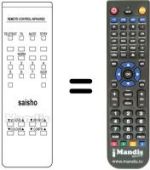 Replacement remote control Saisho CT208
