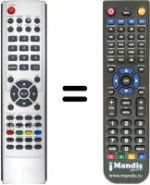 Replacement remote control DIKOM LEDTV-S24