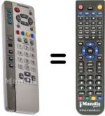 Replacement remote control Panasonic EUR511266