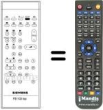 Replacement remote control Siemens FS229V6