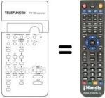 Replacement remote control Telefunken A320S