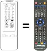 Mando a distancia equivalente REMCON458