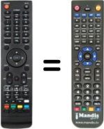 Replacement remote control Golden Media 9080 HD