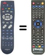 Replacement remote control Hitachi CL32WF720AN