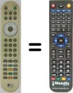 Replacement remote control LG RZ48SZ40RB