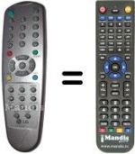 Mando a distancia equivalente LG 6710V00044K