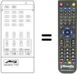 Mando a distancia equivalente Metz MECATRON 7204
