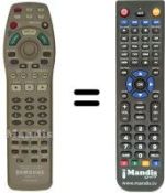 Mando a distancia equivalente Samsung R3000