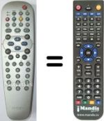 Replacement remote control Philips 26PF8946-12-TV
