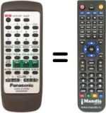 Mando a distancia equivalente Panasonic N2QAGB000007