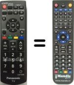 Mando a distancia equivalente N2QAYB000823