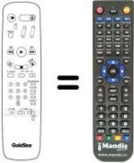 Mando a distancia equivalente REMCON377