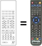 Replacement remote control Grundig RC1028E